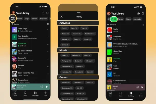 Các điều khiển mới của Spotify mang lại trật tự cho sự hỗn loạn trong thư viện nhạc của bạn